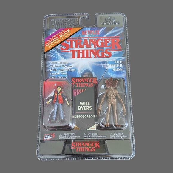 Will Byers and Demogorgon (Page Punchers: Stranger Things) 3" 2-Pack NWT - Picture 1 of 4